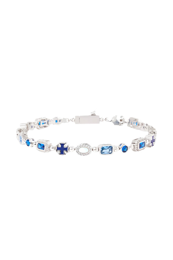 Blue Lapis Multi Gemstone Bracelet