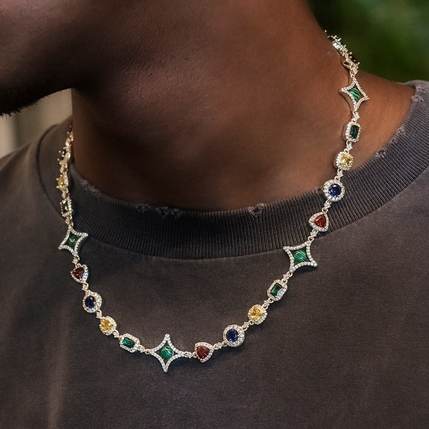 Infinity Star Gemstone Necklace