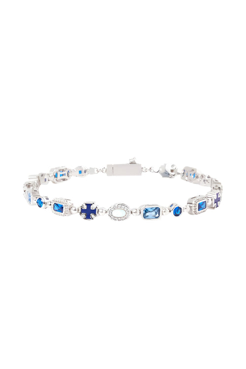 Blue Lapis Multi Gemstone Bracelet
