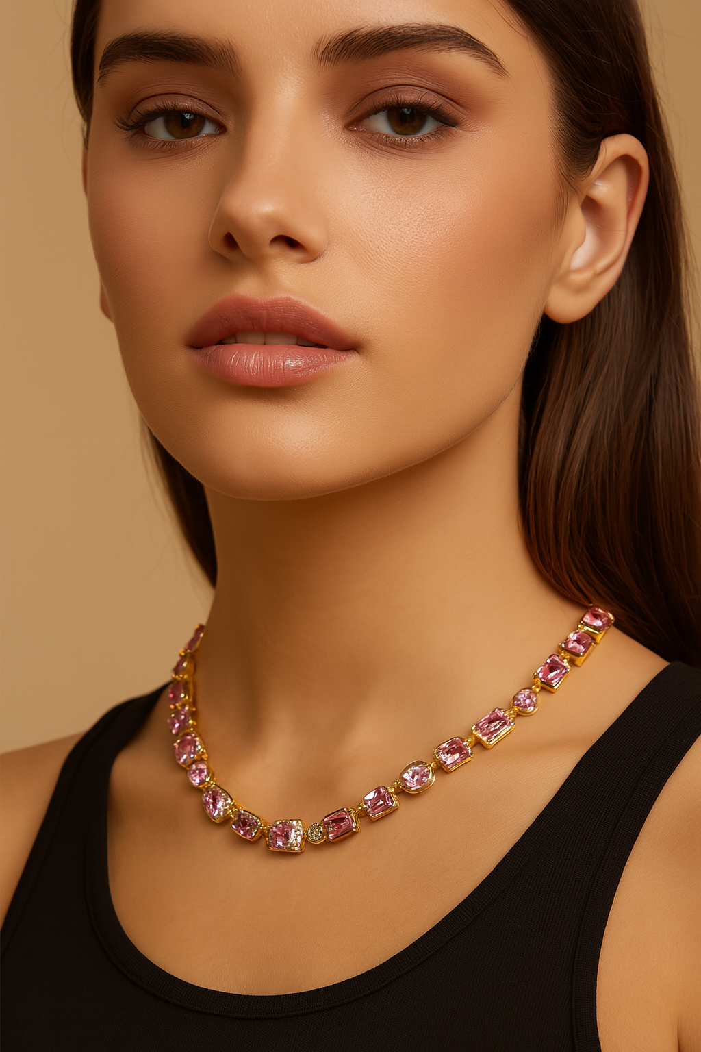 Rosé Mirage Necklace - Gold