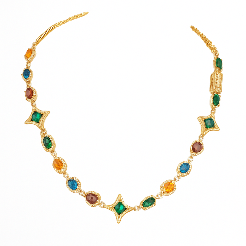 Infinity Star Gemstone Necklace