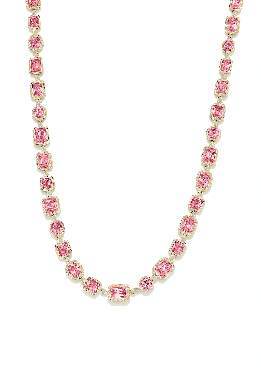 Rosé Mirage Necklace - White Gold