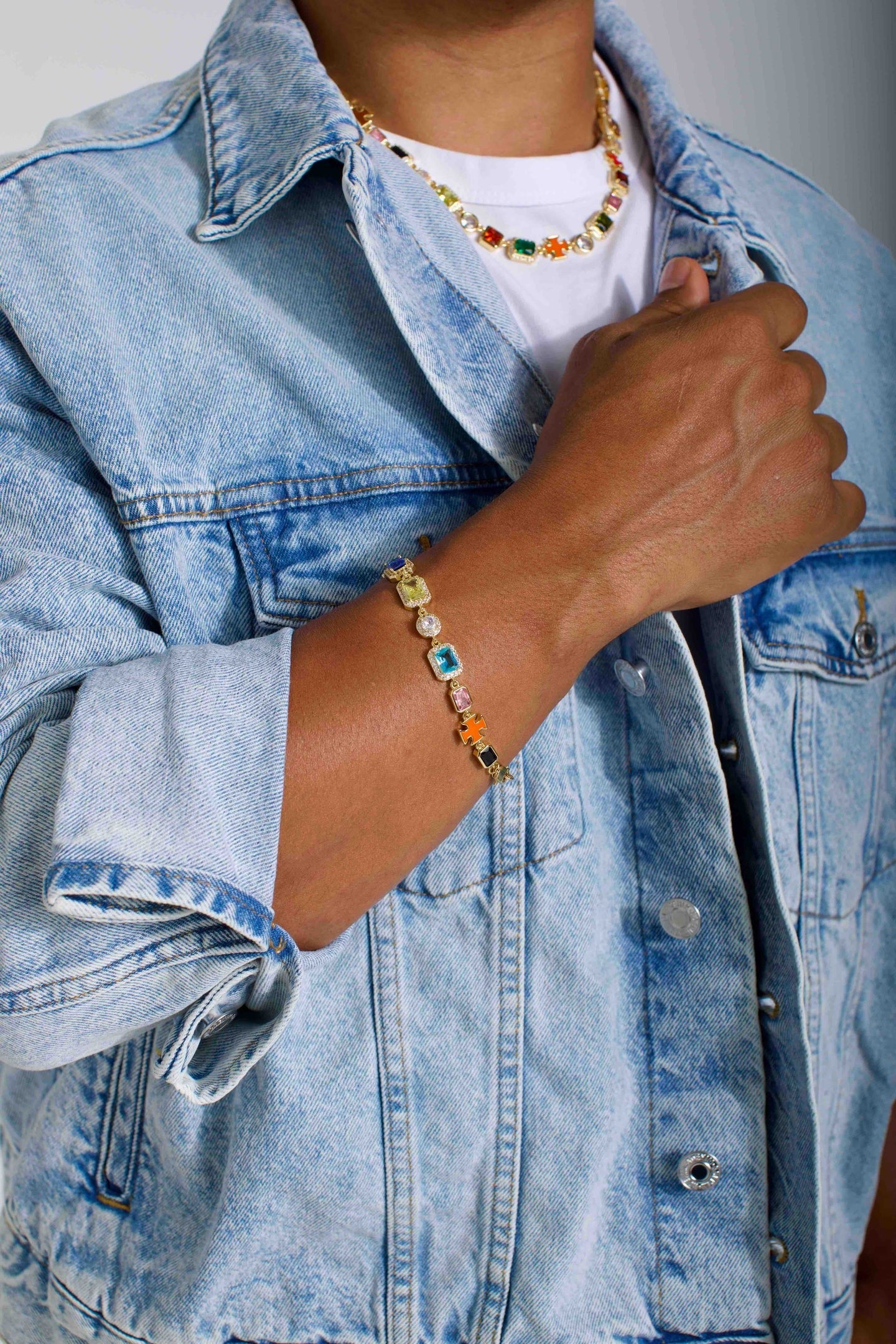 Solstice Gemstone Bracelet - Gold
