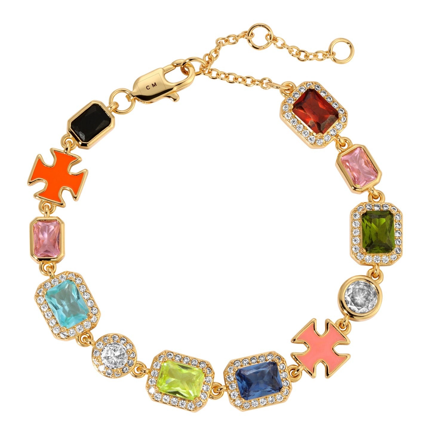 Solstice Gemstone Bracelet - Gold