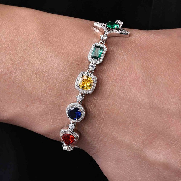 Infinity Star Gemstone Bracelet