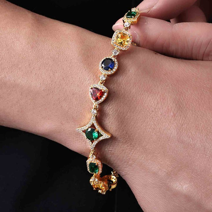 Infinity Star Gemstone Bracelet
